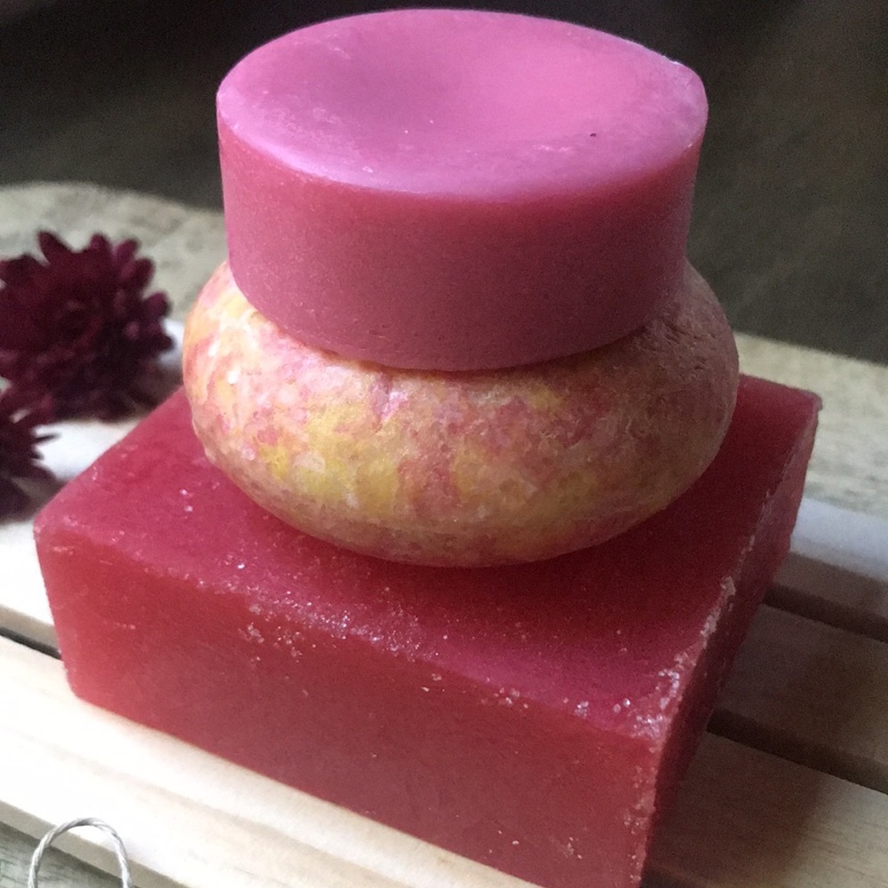 VEGAN GLYCERIN BAR SOAP & SHAMPOO AND CONDITIONER Bundle / Mountain Mom Soap Co - Picture 2 of 10